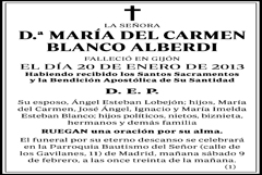 María del Carmen Blanco